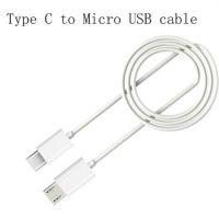 ราคา สายชาร์จ type c to micro usb ยาว 1 เมตร มีสีขาว และ สีดำ (18518054490)
