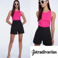ราคา กางเกงขาสั้นเอวสูงทรงสวย STRADIVARIUS แท้100% HIGH-WAIST SMART SHORTS (23971134842)