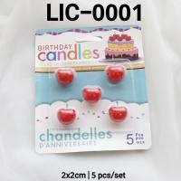 ราคา LILIN LIC-0001 เทียนเค้กวันเกิด เทียนผลไม้เชอร์รี่ (43971558333)