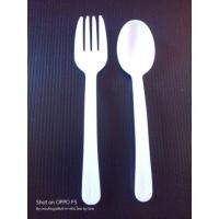 ราคา ช้อน+ส้อมพลาสติกเนื้อหนา การบินไทย (1999173522)