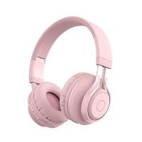 ราคา ขายร้อน BT06C ชุดหูฟังบลูทูธไร้สาย 5.0 น่ารักสําหรับเด็กพร้อมไมโครโฟนไฟ LED Suppport Aux-in (44911021939)