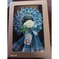 ราคา มาลัยผ้าขาวม้าคละสีกล่องน้ำตาลพร้อมดอกไม้+ฟรีป้ายแท็ก (28805104415)