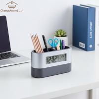 ราคา CHE Desk Digital Clo Pen Holder Organizer with Countdown Timer Multifunctional Storage Solution for Study Office Desktop TH (47110842364)