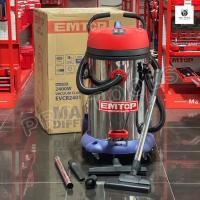 ราคา EMTOP เครื่องดูดฝุ่น 75L 2400W ดูดแห้ง-ดูดเปียก ดูดฝุ่น ที่ดูดฝุ่น ถังสแตนเลส รุ่น EVCR2401 (29341152440)
