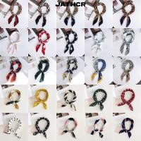 ราคา JATHCR Silk Feel Satin ผ้าพันคอมัลติฟังก์ชั่น ผ้าคลุมไหล่ลายเสือดาว (54461547171)