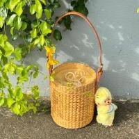 ราคา blueberry bag กระเป๋าสานทรงกระบอก ปรับสายได้ (29410354402)