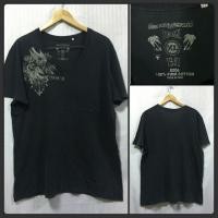 ราคา Guess เสื้อยืดคุณผู้ชาย ของแท้ พิพม์ลายนกคู่ หน้า-หลัง มือ 2 สภาพดี (1667768880)