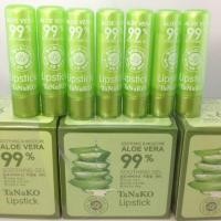 ราคา (A23)TANAKO Aloe Vera 99% Lipstick ลิปมันว่านหางจระเข้ ปรับสีริมฝีปากอมชมพู เนียนนุ่ม (4679821134)