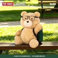 ราคา POPMART POPMART Resonance < TED2 > ตุ๊กตาหมี ตุ๊กตาผ้ากํามะหยี่เคลื่อนย้ายได้ HOT NERD TED (49611730475)