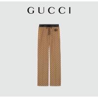 ราคา GU CI GG MONOGRAM CANVAS JOGGING PANTS (19377719579)