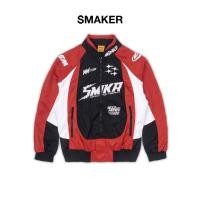 ราคา [SMAKER] เสื้อแจ็คเก็ตแข่งสีดําและสีแดง - เสื้อแจ็คเก็ตทีมแข่งรถสีแดง (50002780254)