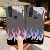 ราคา เหมาะสำหรับ VIVO V15 V23e V19 V23 V9 Youth 6GB V21 4G 5G V11 V11i V20 Pro V21s กรณีโทรศัพท์แฟชั่นเคส Simple Pink Flame (27517237109)