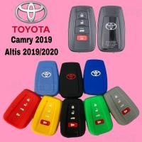 ราคา ปลอกกุญแจรถ ซิลิโคนกุญแจ ซิลิโคนรีโมท รถยนต์TOYOTA Camry 2019 Altis 2019/2020 ซิลิโคนกุญแจโตโยต้า คัมรี่ อัลติส (24084520819)