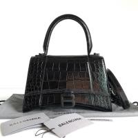 ราคา New! Balenciaga Hourglass Small Croc Embossed รุ่นใหม่ปี19 (7004760127)
