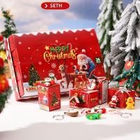 ราคา SETH 24 ชิ้นคริสต์มาส Themed Party Key แหวนของขวัญ Pa Surprise กล่องเหมาะสําหรับคริสต์มาสของขวัญ Party ของขวัญที่ดีที่สุดสําหรับคริสต์มาส Vary (46509096229)