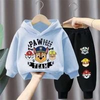 ราคา PAW ชุดเสื้อแขนยาวและกางเกงขายาว Patrol สำหรับเด็ก ชุดกางเกงวอร์มสำหรับเด็กผู้ชาย (41309081459)