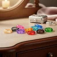 ราคา แหวนเรซิ่นประดับฟอยล์สี & ดอกไม้แห้งสําหรับผู้หญิง - ของขวัญแฮนด์เมดมิตรภาพ (57506946450)