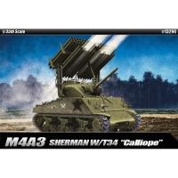 ราคา โมเดลรถถัง ยุทธยานยนต์ Academy Model 1/35 AC13294 M4A3 SHERMAN w/T34 "CALLIOPE" (12350570096)