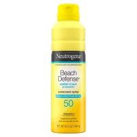 ราคา Neutrogena Beach Defense Sunscreen Spray 184 g Spf 50 สำหรับผิวหน้าและผิวกาย (23671311721)