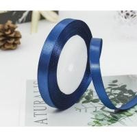 ราคา ริบบิ้นผ้า ขนาด 10mm.(1ซม.) #สีน้ำเงินเข้ม (41419068889)