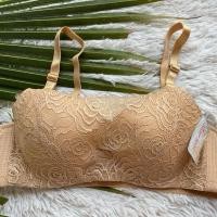 ราคา เสื้อชั้นใน sister hood บังทรงลายลูกไม้ มีโครงฟองบาง ขนาด 36-42 #1029 (53450748926)