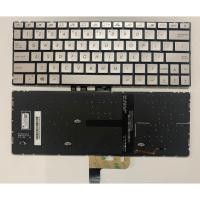 ราคา US Layout แป้นพิมพ์แล็ปท็อปสําหรับ Asus ZenBook UX334 UX334U UX334FA UX334FN UX334A ไม่มีจุดพร้อม backlit Silver (51357987146)