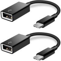 ราคา อะแดปเตอร์ USB C ถึง USB [2 แพ็ค],Type-C OTG Cable Type C ชาย USB A หญิงอะแดปเตอร์ Usbc-c เข้ากันได้กับ Macbook Pro/Air iPad Pro 2022 2021 2020, Galaxy S23 S22 Ultra Note (54710270500)