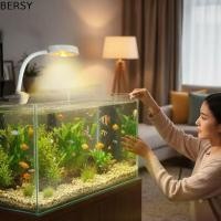 ราคา BERSY ไฟตู้ปลา LED, ไฟตู้ปลา 3 สี, Mini Infinitely Variable Dimming Gooseneck Design 360° โคมไฟตู้ปลาแบบปรับได้ ตู้ปลาปลากัด (50061566416)