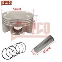 ราคา Engine Part 52mm Bore for Yamaha NMax125 NMax 125 155 2DP GPD125A ABS Cylinder Piston Pin 14mm Ring (49656189896)