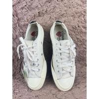 ราคา 1A027 รองเท้า Converse x Comme des Garçons PLAY Chuck 70 Low Top สีขาว size 37 มือสอง (24897524245)