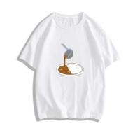 ราคา ((available)) เสื้อยืดผ้าคอตตอนผสม คอกลม แขนสั้น สกรีนลายอาหารญี่ปุ่น (26755485386)