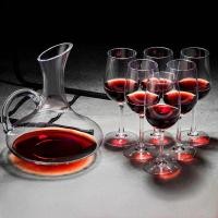 ราคา Red Wine Glasses Set Household Wine Decanter Wine Glasses Luxurious European-style Glass Wine Goblet (29957944958)