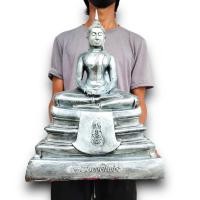 ราคา หลวงพ่อโสธร วัดโสธรวรารามวิหาร สีเงิน เหมือนโลหะ ขนาด 7 นิ้ว เนื้อเรซิ่น LKSHOP09 (27776552933)