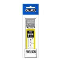 ราคา OLFA ใบมีดคัตเตอร์ตัดตรง KB4-S/5 สำหรับคัตเตอร์ทรงปากกา AK-4 งานฝีมือ (5140521702)