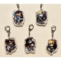 ราคา พวงกุญแจอะคริลิค Attack on Titan, พวงกุญแจอะคริลิคสองด้าน Attack on Titan, Eren Yeager, Mikasa Ackerman, Armin Arlert (57809239878)