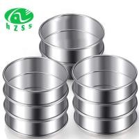 ราคา 4Inch Muffin Crumpet Rings,Set of 10 Stainless Steel Double Tart Ring (11120012853)