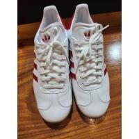 ราคา NEW!!! Adidas Zamba สีแดง หนังสีขาว ของใหม่ไม่มีตำหนิ (29152343003)