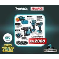 ราคา MID YEAR MAKITA 18V Wireless Combo ( DHR242Z ค้อนรวม / สว่านเจาะกระแทก DHP487Z / ไดร์เวอร์กระแทก DTD172Z ) (45207030170)