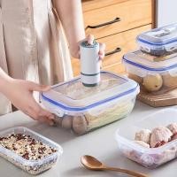 ราคา Vacuum Food Storage Box Transparent Storage Container Fridge Organizer Microwave Safe Fresh-Keeping Sealing Box Food Dis (25137079148)