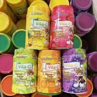 ราคา ประเทศไทย Original VC Chewable Tablets วิตามินซี Candy 1,000 เม็ด Lozenges ViTa-c Orange Pineapple Lemon Grape 6-9 T (46411927409)