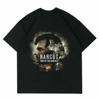 ราคา เสื้อผ้า NARCOS PABLO ESCOBAR " RISE OF THE CARTELS | เสื้อยืด PABLO ESCOBAR VINTAGE BLACK MOVIE | | เสื้อยืดสําหรับผู้ชาย | เสื้อยืดโอเวอร์ไซส์ (53010427739)