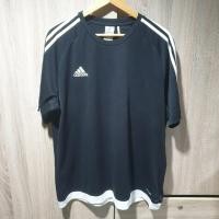ราคา เสื้อกีฬา ADIDAS รุ่น climalite สีดำแถบขาว ของแท้มือสอง (50208815026)