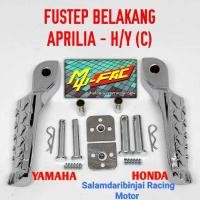 ราคา [Salamdaribinjai racing] Original Mufap Aprilia Chrome footStep Universal APRILIA CROME CHROME BEAT MIO VARIO 125 VARIO 150 FULL CNC WHOLESALE|| Aprilia Chrome Mufak Universal Step (45650331185)
