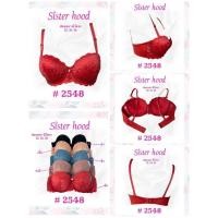 ราคา เสื้อชั้นในฟองน้ำหนา sister hood 2548 เสื้อชั้นในแบบมีโครง ลายลูกไม้ ฟองน้ำหนา 3.5 ซม. (29536548732)