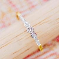 ราคา [ PCPY Jewelry ] แหวนเพชรแท้ เพชรเบลเยี่ยมคัต น้ำ100 ทองคำแท้18K (ทอง75.0%) ขายได้ มีการ์ดรับประกัน [18KPRB140] (14499049124)