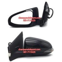ราคา กระจกมองข้างปรับไฟฟ้า TOYOTA VIOS 2013 2014 2015 2016 2017 2018 2019 ดำ มีไฟเลี้ยว รุ่น 7 สาย (1892986589)