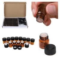 ราคา [mibum01eb] 100 ชิ้น/เซ็ตน้ํามันหอมระเหย Amber Glass Vial พร้อม orifice 1ml ตัวอย่างขวด Dram (43855299420)