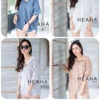 ราคา เสื้อเชิ้ต ริ้ว ป้าย Heaha ทรงสวย (1757961216)