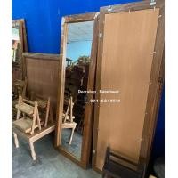 ราคา กระจกไม้สักแก่ ทำจากไม้สักเก่า​ ไม้หายาก (4240066261)