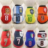 ราคา เสื้อผ้าตาข่ายสัตว์เลี้ยง เสื้อกั๊กฟุตบอล เครื่องแบบเท็ดดี้สุนัข ขนาดเล็ก ชุดกีฬา เสื้อกล้าม ผ้าหมา (0.5 กก. - 6.5 กก.) ไซซ์: XS/ S/ M / L/ XL/ XXL (5465064062)